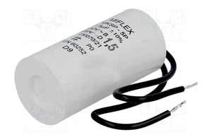 Permanent Motor Starter Capacitor 1.5μF 1.5UF ±5% 425V 450V 475V Wired - Picture 1 of 2