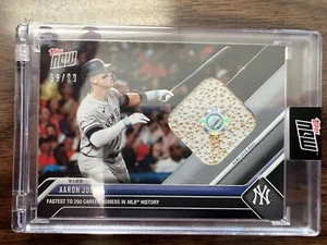 MLB Topps Now 2023 Aaron Judge Game usado reliquia base/99 #800A de 250th HR Game - Imagen 1 de 2