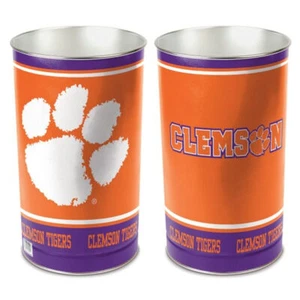 Clemson Tigers Wastebasket 15 Inch - Picture 1 of 1