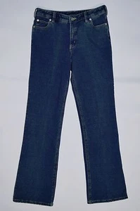 Lands' End Women's 6 Stretch Jeans, Straight Leg (Inseam 30) - Picture 1 of 7