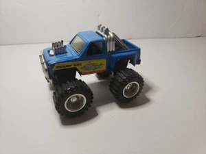Vintage Tootsie Toy 4.25" Monster Truck Swamp Rat Blue Ford F-150 - Picture 1 of 11