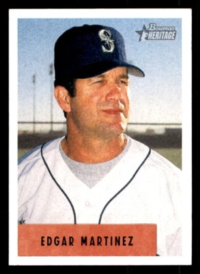 2002 Bowman Heritage #19 Edgar Martinez - Seattle Mariners - Image 1 of 3