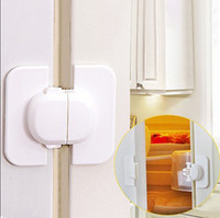 Profession White Fridge Guard Refrigerator Door Latch Baby Safety Child Lock US！