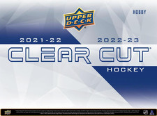 2022/23 Upper Deck Clear Cut Hockey Hobby Box - PRESELL - FREE SHIP - SEE INFO!!