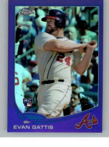 2013 Topps Chrome Purple Refractors #148 Evan Gattis (ref 135172) - Picture 1 of 2