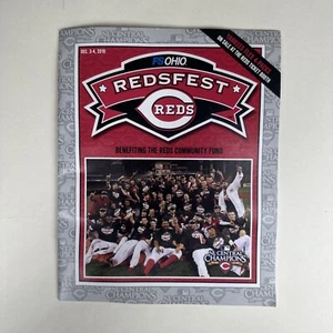 Cincinnati Reds FS Ohio RedsFest Dec 3-4, 2010 Program NL Central Champions - Picture 1 of 3
