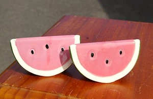Watermelon Slices Salt & Pepper Shaker Set by Knobler Japan - Imagen 1 de 6