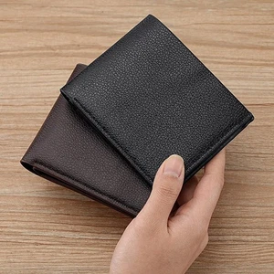 -Cartera corta de cuero PU para hombre - Imagen 1 de 22