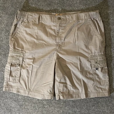 Haband Traveler Shorts Mens 42 Gray Pockets Elastic Waist Hike Outdoors Workwear - Image 1 of 4