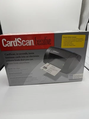 Executive Cardscan 600c Color Scanner By Corex Business Cards Sealed In Box - Image 1 of 4