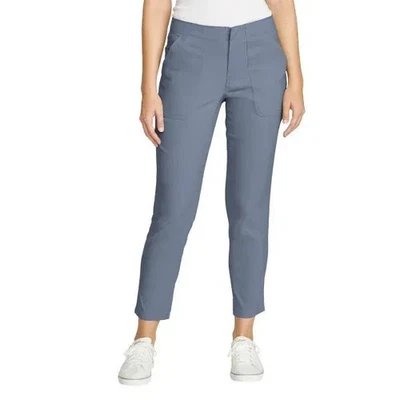 Eddie Bauer Women's Horizon Straight Anke Pants Blue Size 12 New - Image 1 of 4