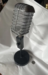 Mock Real Size Microphone Shelf Sitting Music Memorabilia 25” Tall - Picture 1 of 6