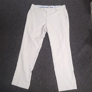 Pantalon de performance Peter Millar homme 35-32 beige golf Durham haut drapé chino - Photo 1/16