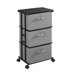 Dresser Tower with 3 Drawers for Bedroom, Fabric Storage Organizer Unit, Ches... - Picture 1 of 9