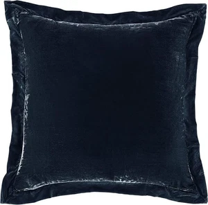 Neu in Packung - Hiend Accents Stone Washed King Velvet (1) Kissenbezug dunkelblau - Bild 1 von 1