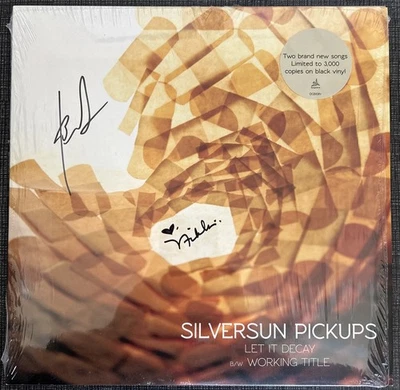 Let It Decay/Working Title by Silversun Pickups (Record, 2013) RSD Signed - Image 1 of 4