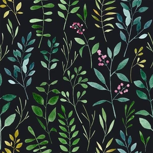 17.7''x78.7'' Boho Leaf Wallpaper Peel and Stick Wildflower Wallpaper Leaf Fl... - Picture 1 of 8