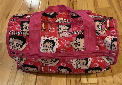 Bolso de Mano BETTY BOOP Grande de Lona Forrado Cierre de Cremallera Viaje Multicolor Foto 1 de 4
