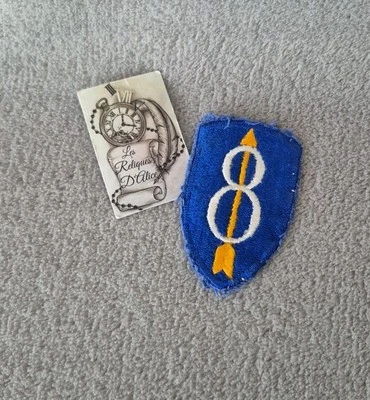 écusson / insigne tissu 8 e division d'infanterie US Army - Photo 1/4