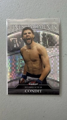 CARLOS CONDIT 2011 Topps Finest UFC #FM-CC Moments X-Fractor Xfractor /188 - Image 1 of 2