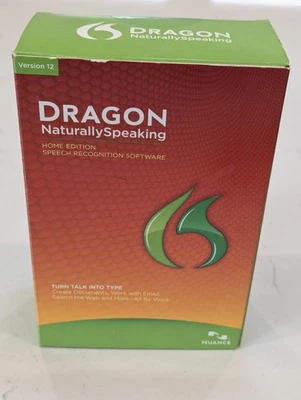 NIB Nuance Dragon Naturally Speaking 12.0 Home K409A-G00-12.0 Speech Recognition - Image 1 of 3