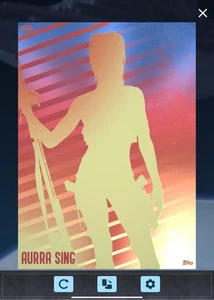 SILUETAS CLÁSICAS ONDA 2 ORO ÉPICO AURA SING Topps Star Wars Card Trader - Imagen 1 de 2