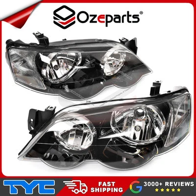 TYC Set Pair LH+RH Head Light Lamp For Ford BA BF Falcon XR6 XR8 FPV GT Typhoon - image 1 of 4