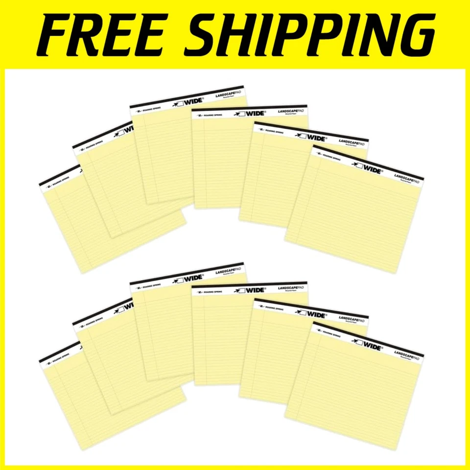 Canary Yellow Legal Pad, College-Ruled, 40 Sheets, 12-Pk - Image 1 of 4