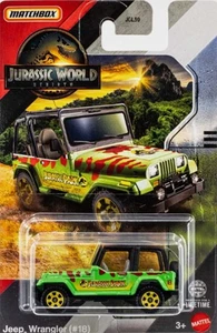 MATCHBOX JURASSIC WORLD RENACIMIENTO VERDE PARQUE JURÁSICO JEEP WRANGLER #18 METAL FSC - Imagen 1 de 1