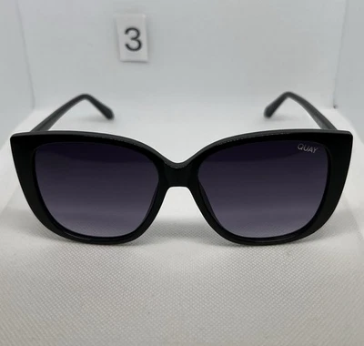 Очки солнцезащитные QUAY «Ever After» кошачий глаз — черные  - Изображение 1 из 4