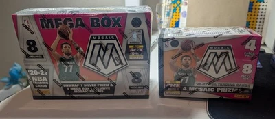 PANINI MOSAIC NEW FACTORY SEALED '20-21 (1) NBA MEGA BOX, (1) Blaster BOX. - Image 1 of 4