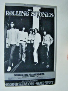 Bill Graham Presents Rolling Stones Konzert Handzettel Oakland Coliseum 1969 - Bild 1 von 4