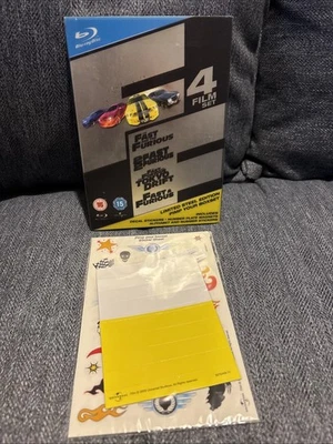 THE FAST AND THE FURIOUS ( BLU-RAY 1 - 4 STEELBOOK LIKE NEW) - Image 1 of 3