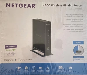 NETGEAR N300 WIRELESS GIGABIT ROUTER WNR3500L IN ORIGINAL BOX. SHIPS FAST. - Picture 1 of 1