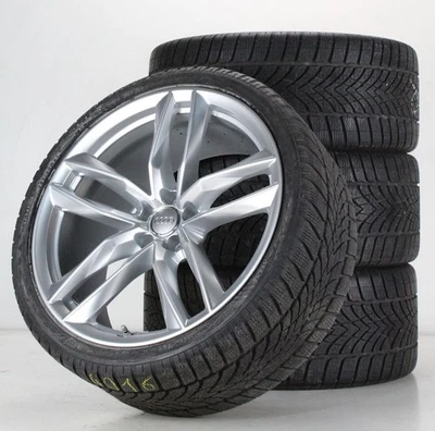 Audi RS6 C7 Winterräder Dunlop 21 Zoll Felgen silber Alufelgen 4G0601025CE - Bild 1 von 4