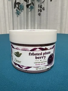 Exfoliante corporal Dove FROSTED CIRUELA BAYA golosinas navideñas edición limitada 10,5 oz nuevo - Imagen 1 de 6