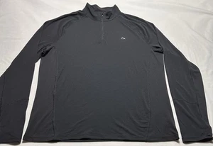 Paradox Merino Blend Mens XL Base Layer Dri Release 1/4 Zip Long Sleeve Pullover - Picture 1 of 11