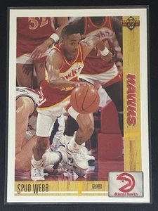 Spud Webb Atlanta Hawks 1990 Upper Deck1991 NBA Basketball Near Mint Card No 251 - Bild 1 von 3