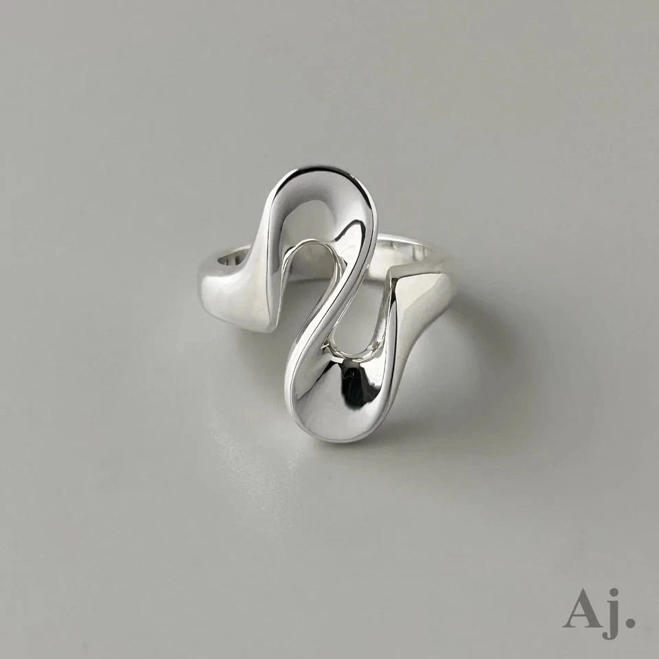 Anillo Georg Jensen 221 Plata AG925 Talla 13.5 US6.5-6.75 Usado Dinamarca Auténtico Foto 1 de 4