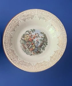 Sebring Pottery Chantilly - Oro 22K - 8 3/4" x 2,5" - Servizio di verdure - Foto 1 di 4