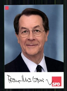 Franz Müntefering cartolina autografata originale firmata # BC 224408 - Foto 1 di 2