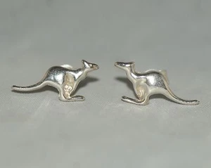 Kängurus [ 925 Sterling Silber ] Ohrstecker - Bild 1 von 9