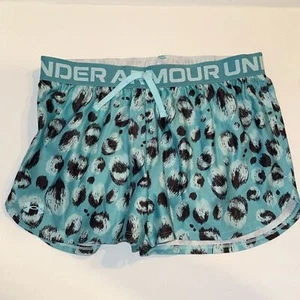 Under Armour Shorts Jugend Mädchen XL Leopard Animal Print Loose Fit Sport Gym - Bild 1 von 8