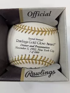 Premio Guante de Oro Rawlings 1992 Cena y Presentación Béisbol - 124 Gu - Imagen 1 de 6