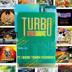 Turbo EverDrive PC Engine Turbo Duo TurboGrafx 16 Turbo Express PC Engine DUO v1 - Foto 1 di 1