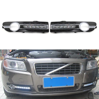 Parachoques delantero LED luces de marcha diurna luz de marcha diurna para Volvo S80 S80L 2007-2013 - Imagen 1 de 4