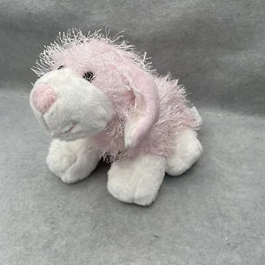 Ganz Webkinz Pink and White Dog Stuffed Animal Plush No Code - Picture 1 of 6