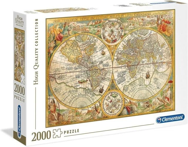 CLEMENTONI PUZZLE 2000 PEZZI H/Q ANCIENT MAP 32557 - Immagine 1 di 1
