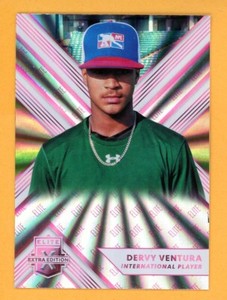DERVY VENTURA 2018 Elite Extra Edition Pink Rookie RC #196