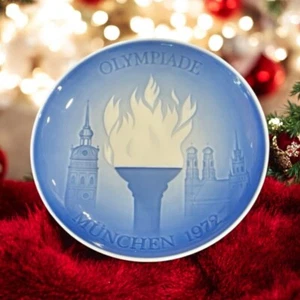 Vintage 1972 Munich Olympic Bing & Grondahl Copenhagen Collectors Plate Preowned - Picture 1 of 16